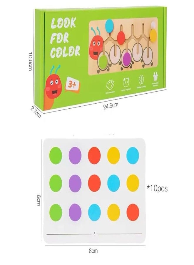 SubiMouIQ Caterpillar Color Match Game for Kids | Fun Educational Toy | Improves Color Recognition and Sorting Skills | Interactive Learning Activity for Toddlers - Image 5